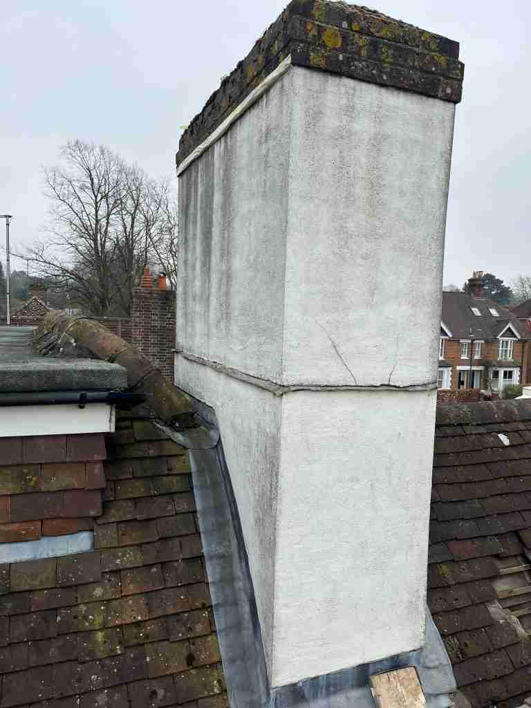 Damaged Chimney